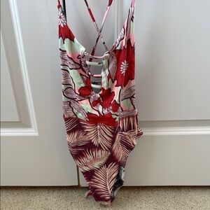 Floral Strappy One-Piece Swimsuit